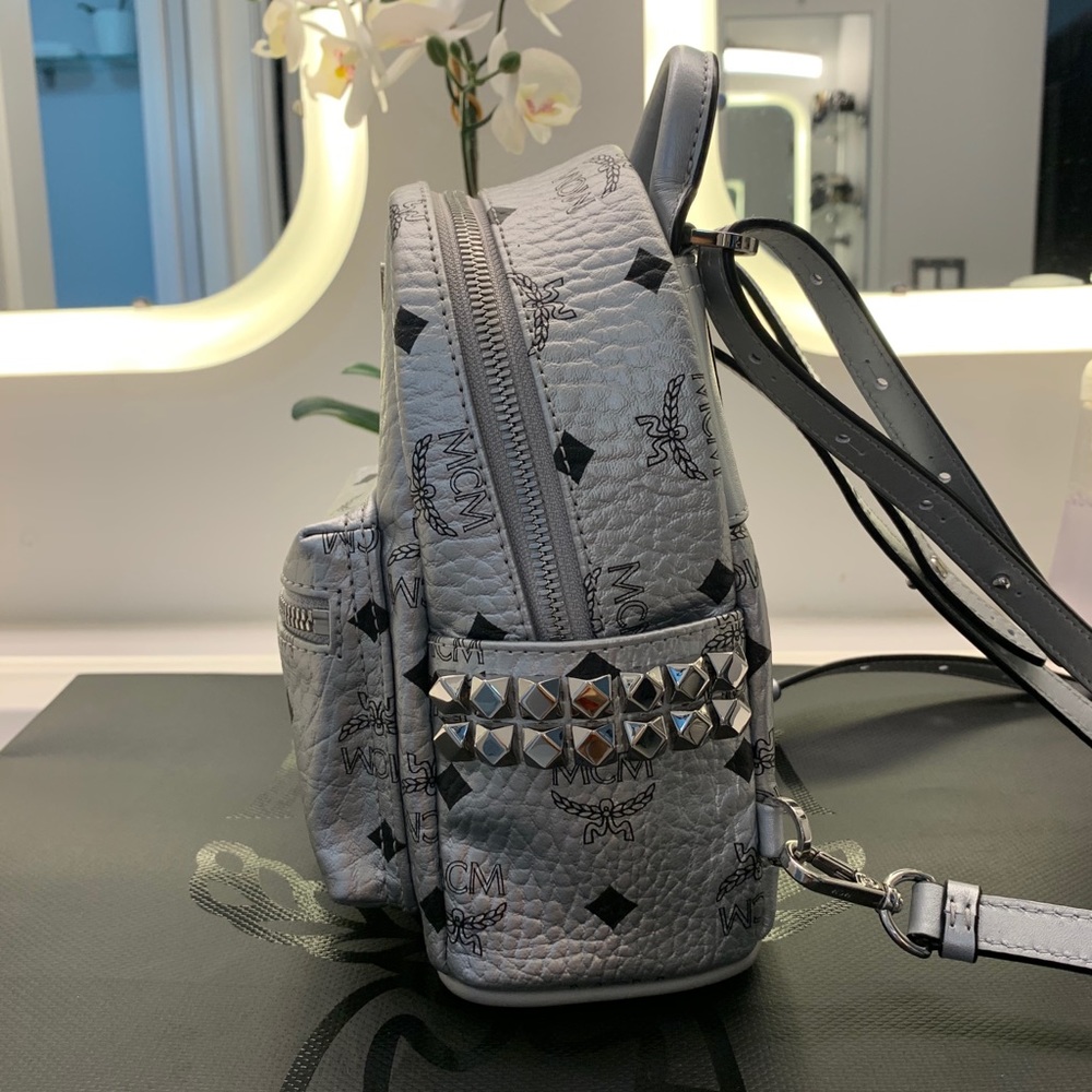 Silver Original Mcm Backpack - image 5